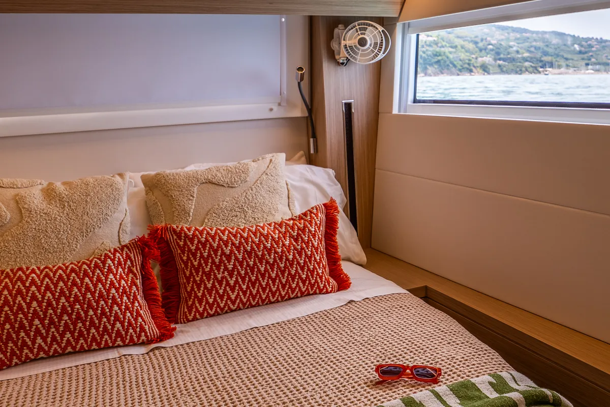 Allegra - Premium Line, a Lagoon 51 catamaran at Olbia, Italy