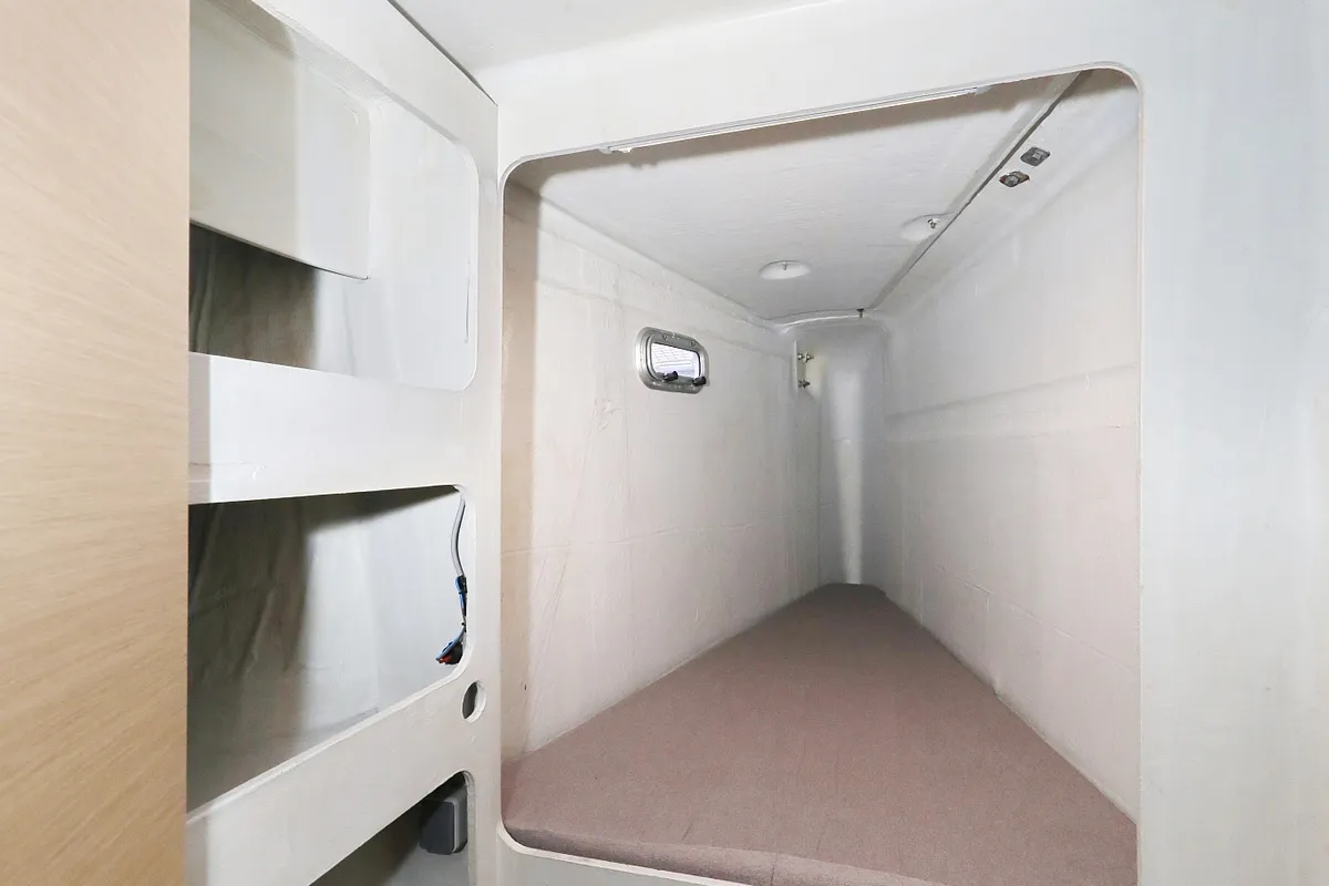 Cabin on Martin V, a Fountaine Pajot Saona 47 Quintet catamaran at Općina Rogoznica, Croatia
