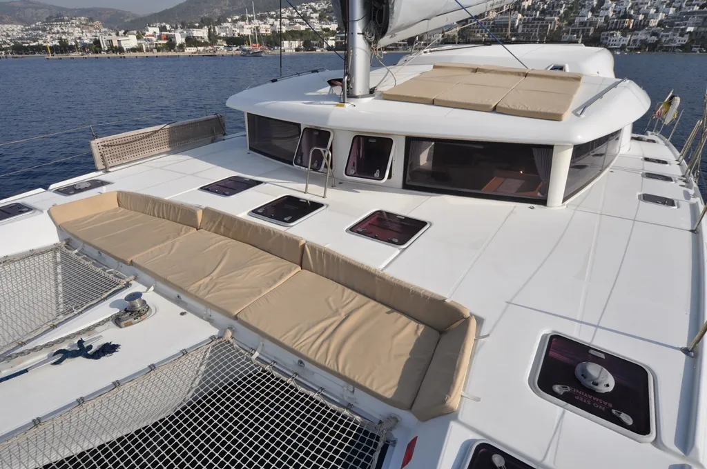 Paluko, a Lagoon 421 catamaran at Bodrum, Turkey