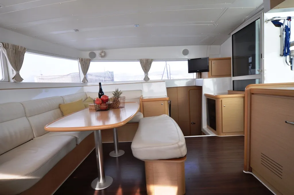 Paluko, a Lagoon 421 catamaran at Bodrum, Turkey