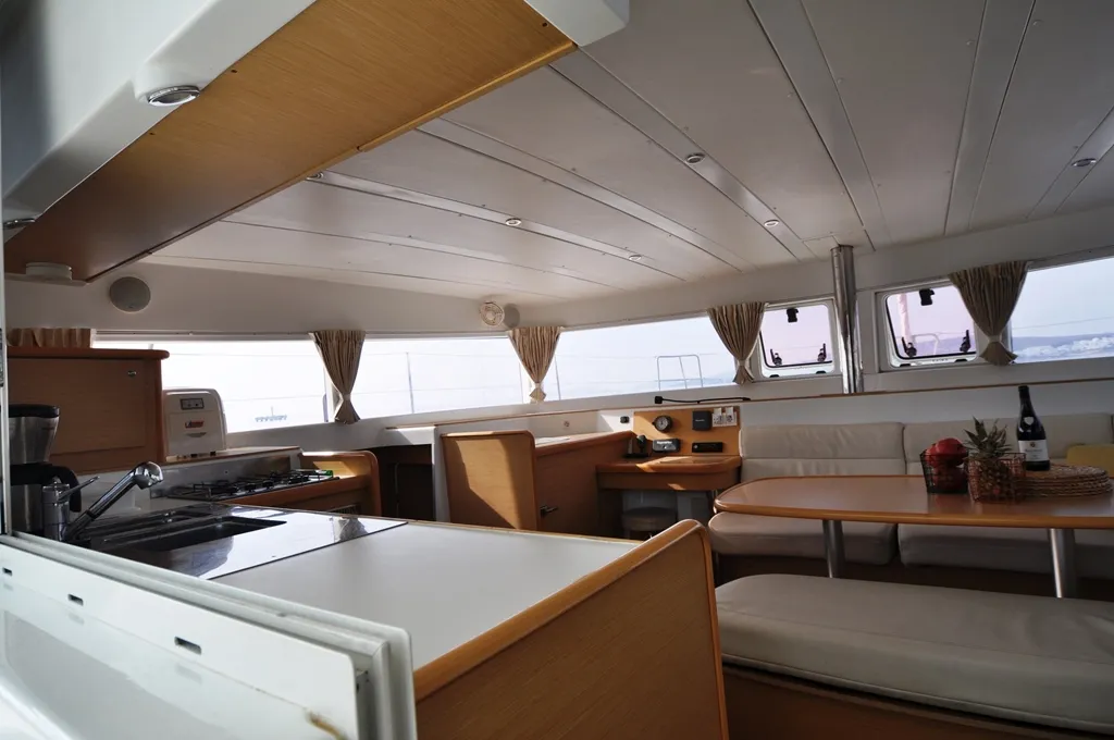 Paluko, a Lagoon 421 catamaran at Bodrum, Turkey
