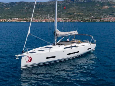 Amber - OW, a Hanse 510 sailboat at Grad Kaštela, Croatia