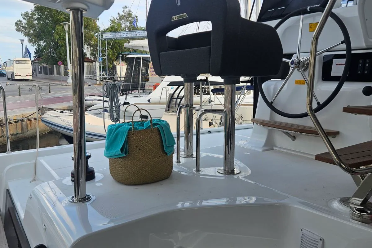 Aelia, a Lagoon 43 catamaran at Volos Municipality, Greece
