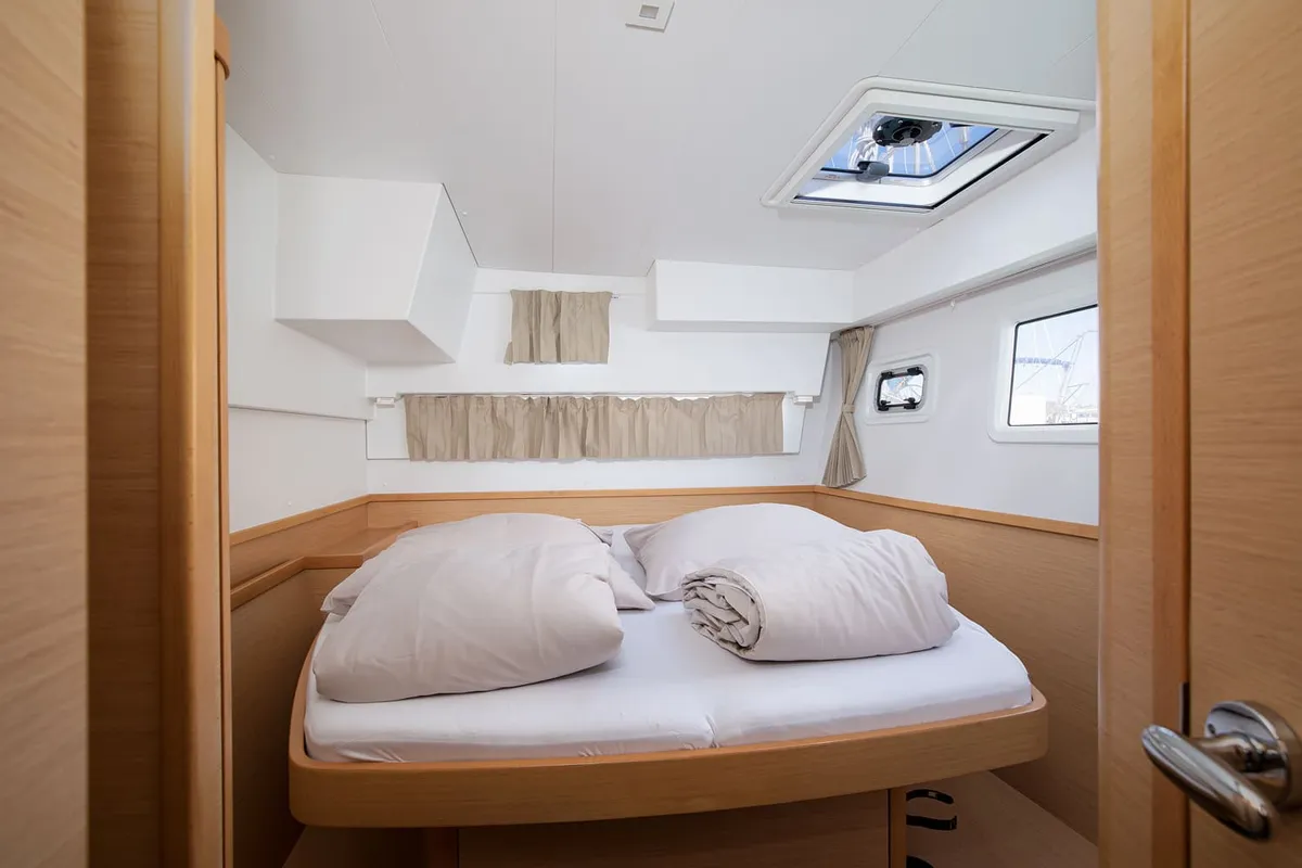 Cabin on Mare Solero, a Lagoon 42 catamaran at Općina Medulin, Croatia