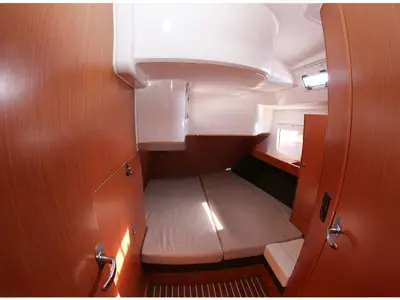 Cabin on Pevero, a Bavaria Cruiser 51 sailboat at Olbia, Italy