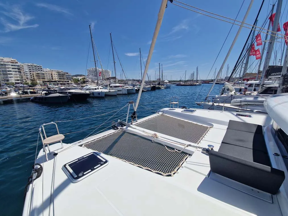 Deck of Best Elli, a Lagoon 42 catamaran at Split, Croatia