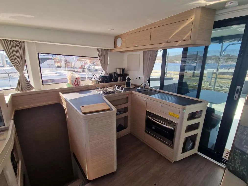 Galley of Best Elli, a Lagoon 42 catamaran at Split, Croatia