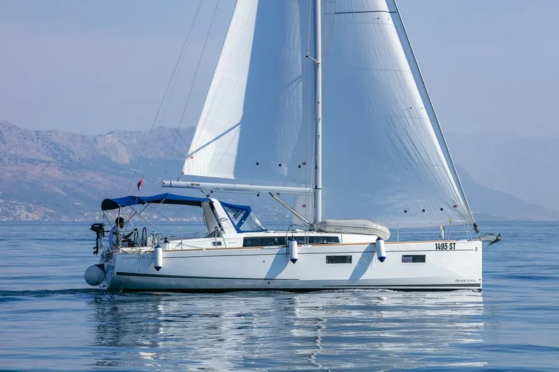 Anima Maris III, a Beneteau Oceanis 38.1 sailboat at Split, Croatia