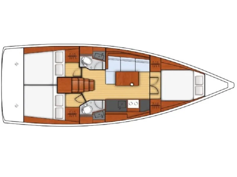 Anima Maris III, a Beneteau Oceanis 38.1 sailboat at Split, Croatia