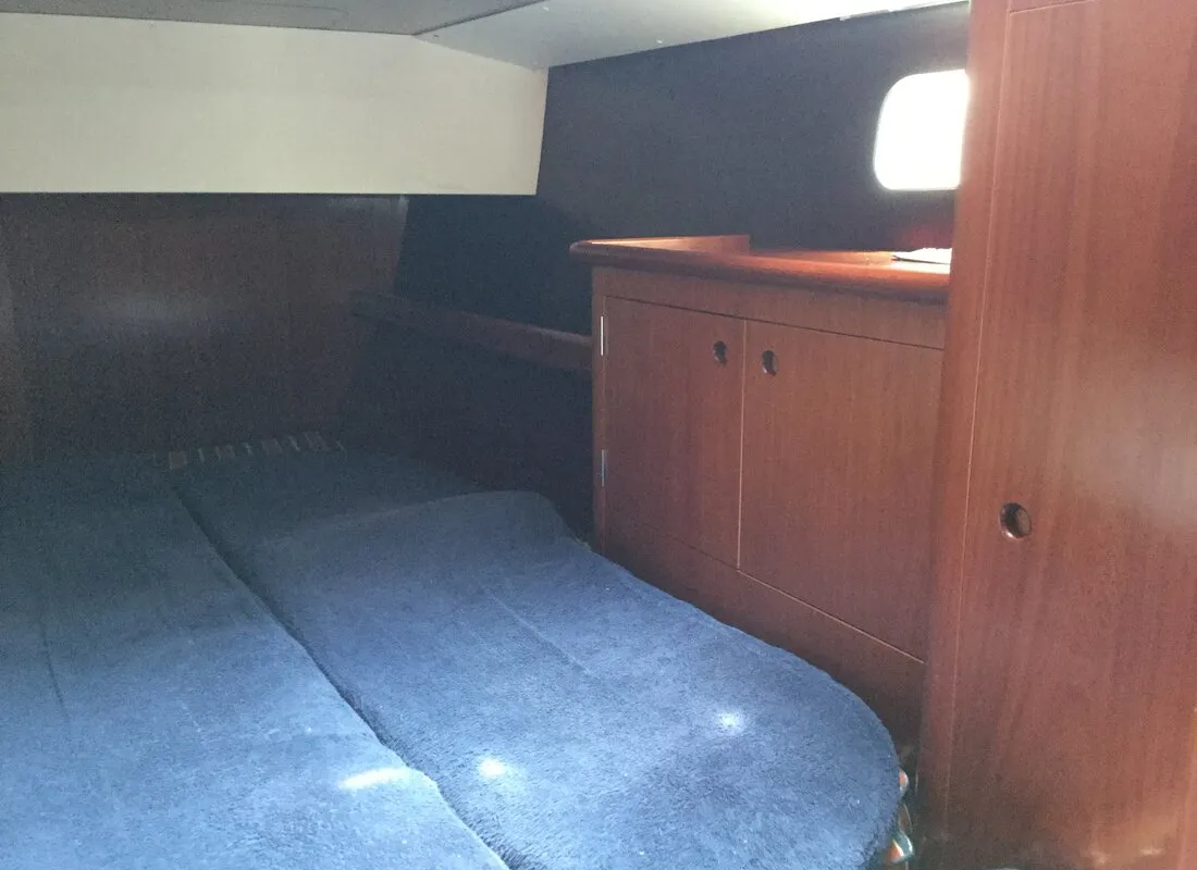 Cabin on Tetina, a Beneteau 50 sailboat at Municipal Unit of Lefkada, Greece
