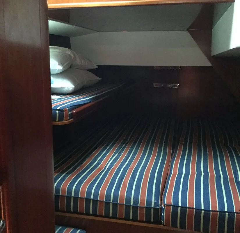 Cabin on Tetina, a Beneteau 50 sailboat at Municipal Unit of Lefkada, Greece