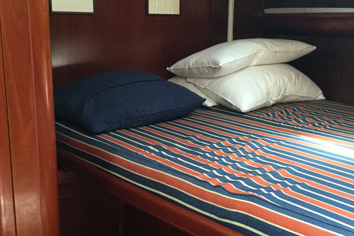 Cabin on Tetina, a Beneteau 50 sailboat at Municipal Unit of Lefkada, Greece