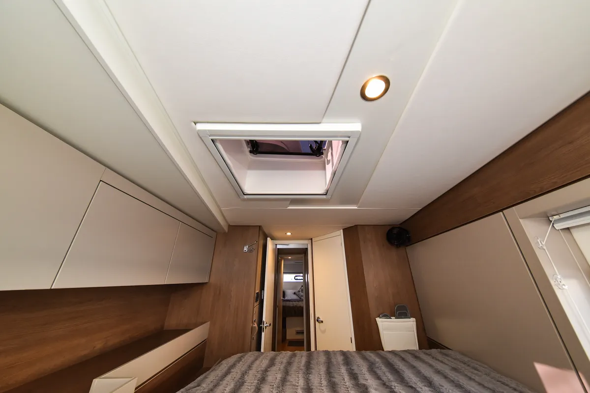 Cabin on DESTINY, a Bali 4.6 catamaran at Zadar, Croatia