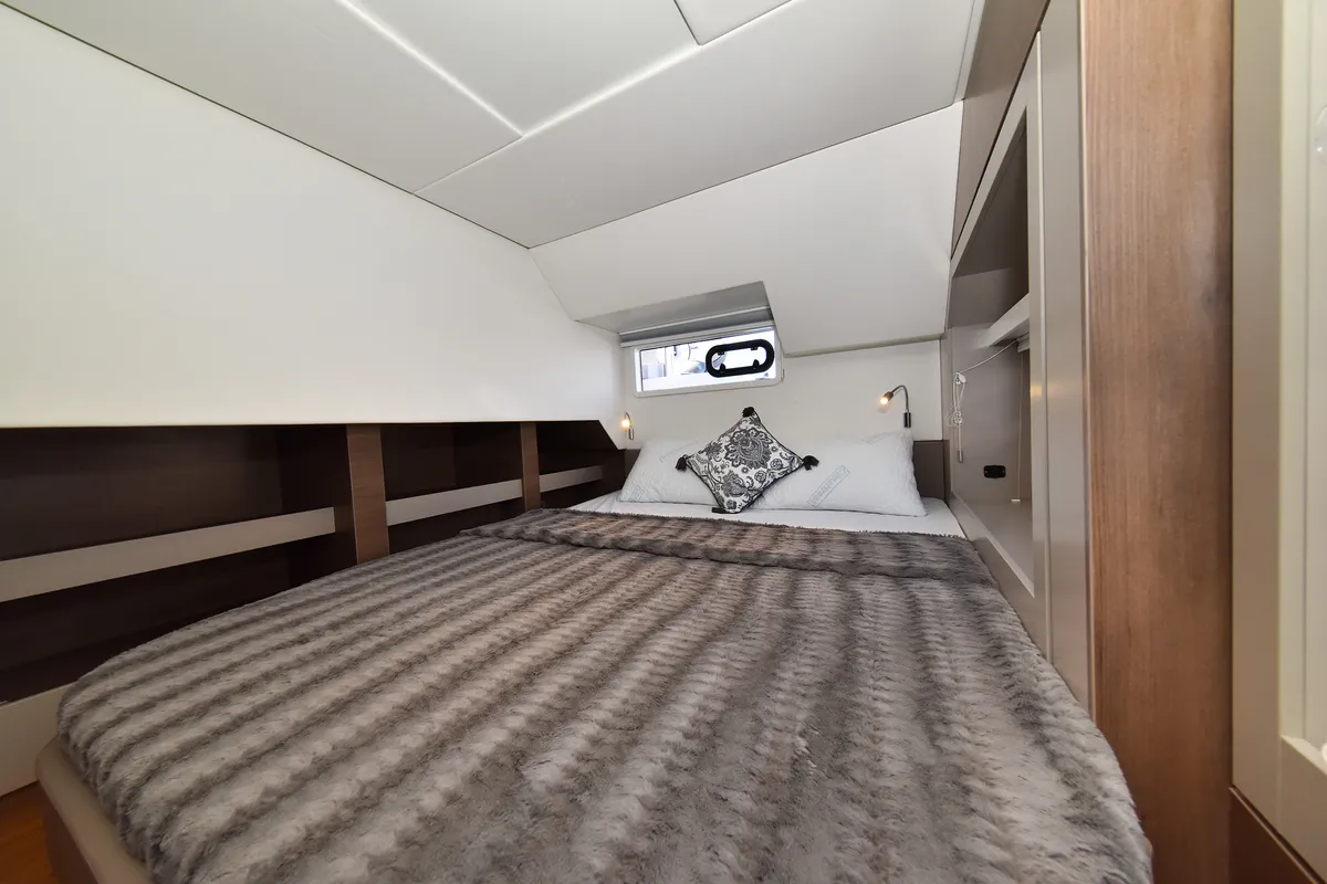 Cabin on DESTINY, a Bali 4.6 catamaran at Zadar, Croatia