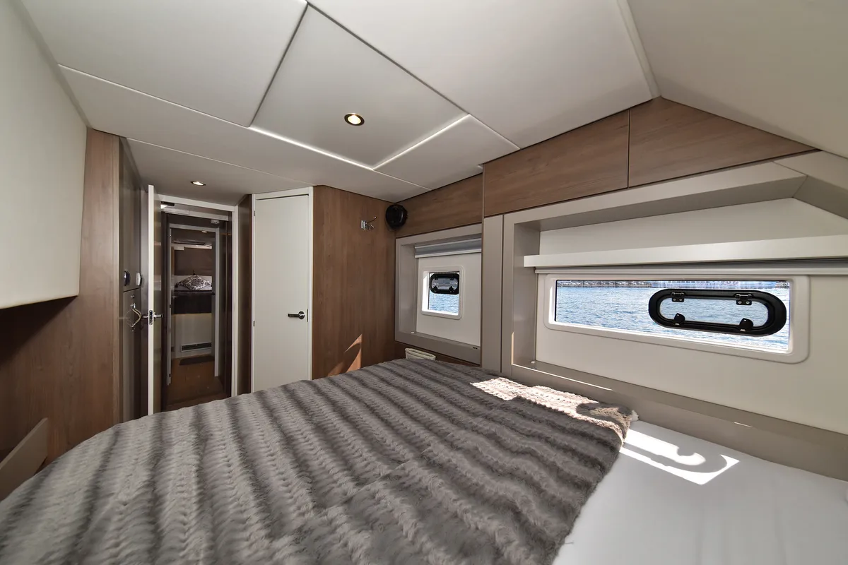 Cabin on DESTINY, a Bali 4.6 catamaran at Zadar, Croatia