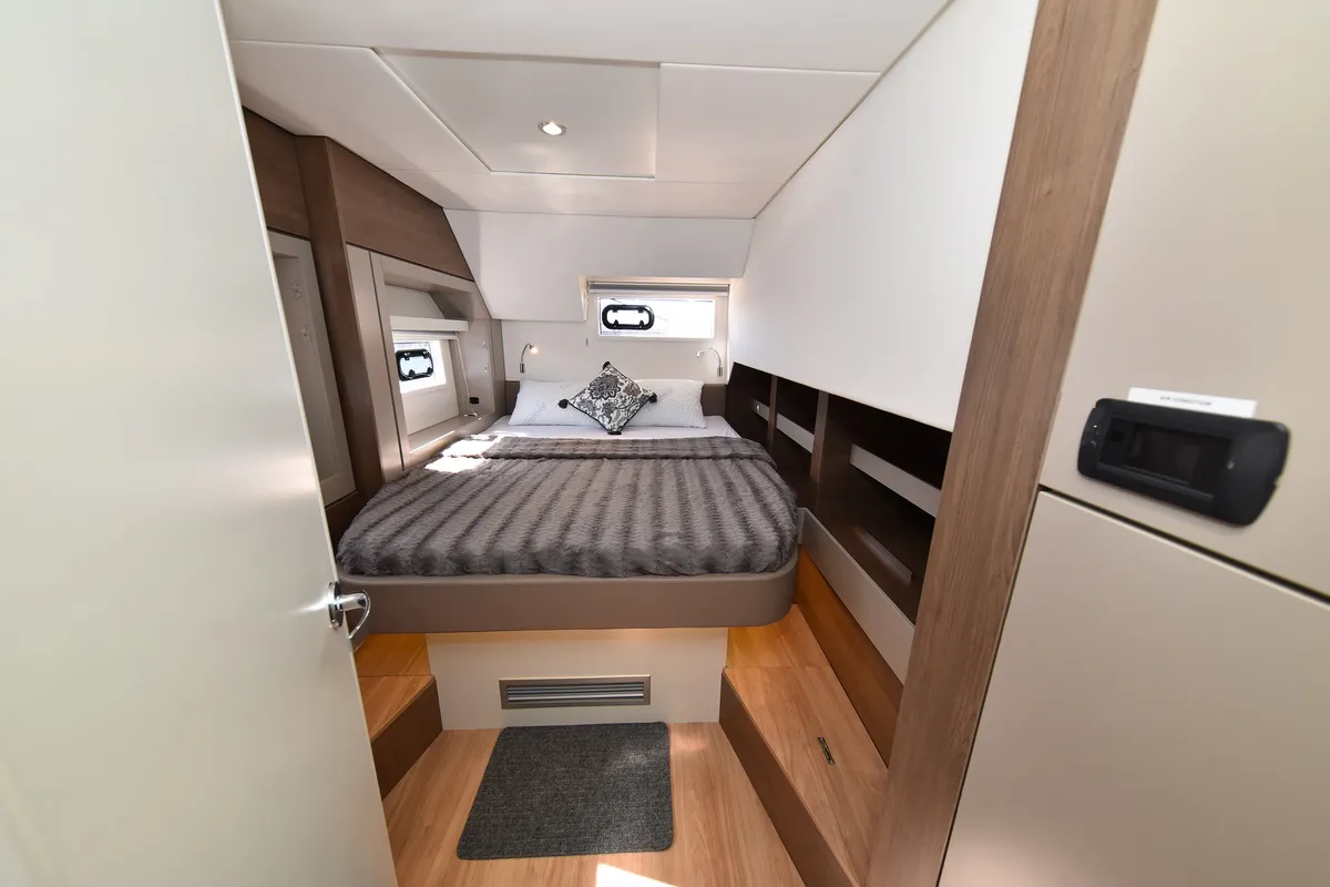 Cabin on DESTINY, a Bali 4.6 catamaran at Zadar, Croatia