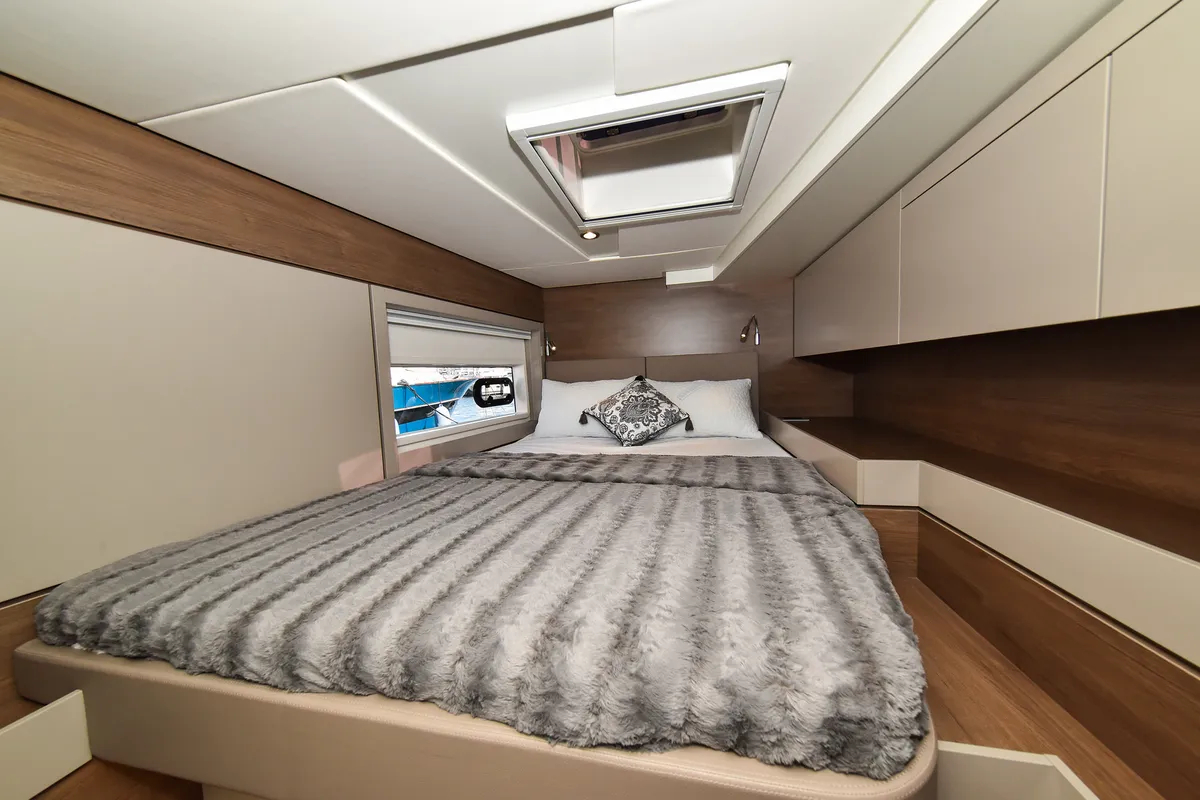 Cabin on DESTINY, a Bali 4.6 catamaran at Zadar, Croatia