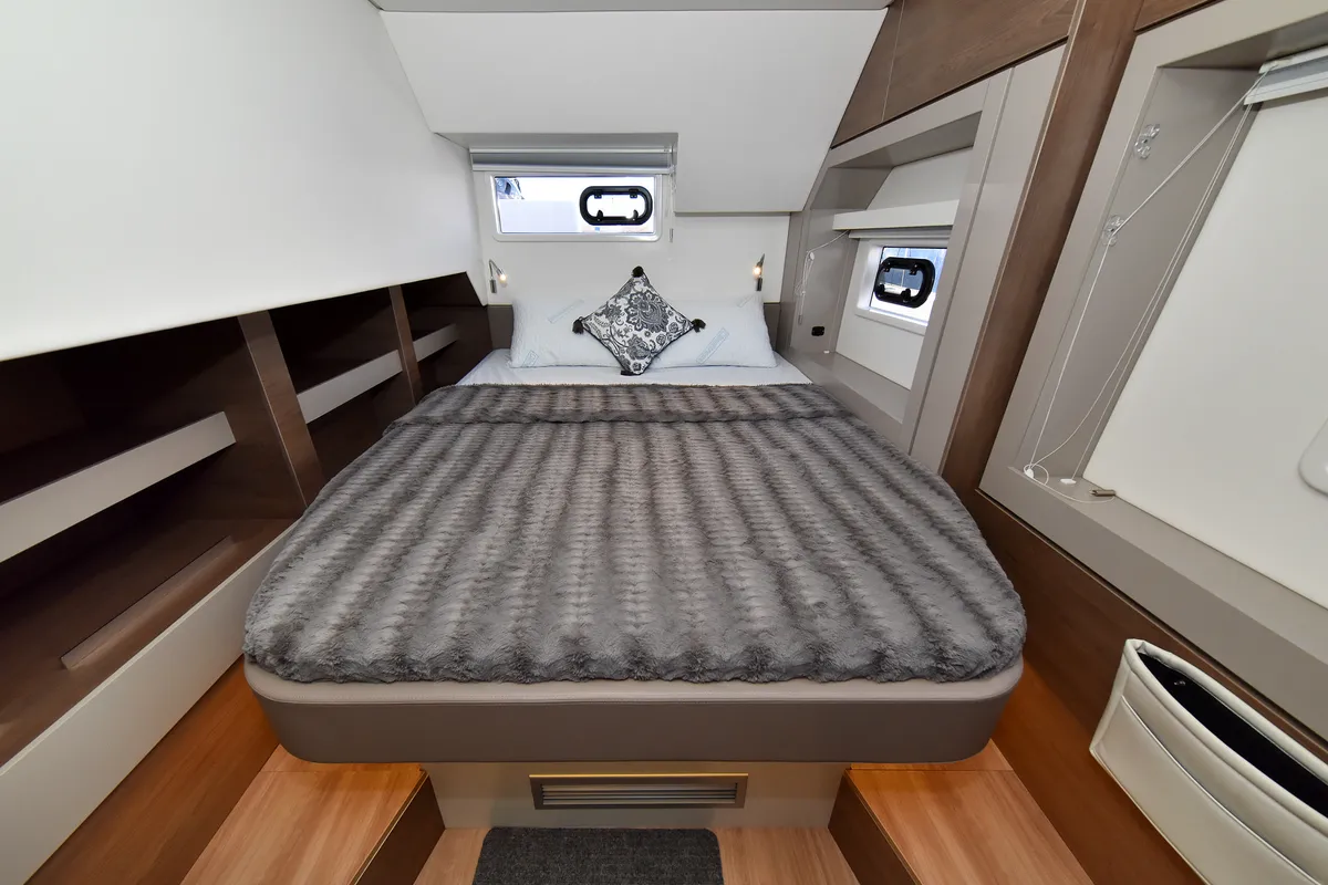 Cabin on DESTINY, a Bali 4.6 catamaran at Zadar, Croatia
