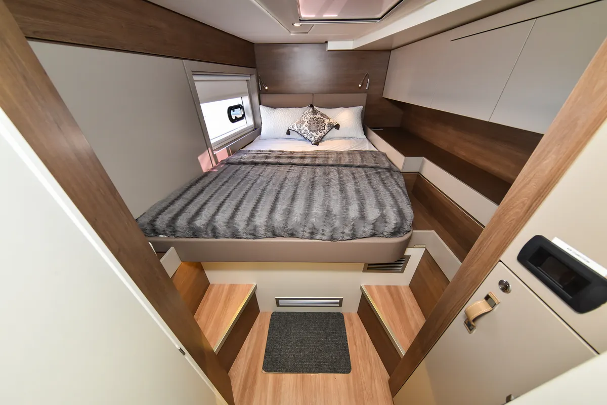 Cabin on DESTINY, a Bali 4.6 catamaran at Zadar, Croatia