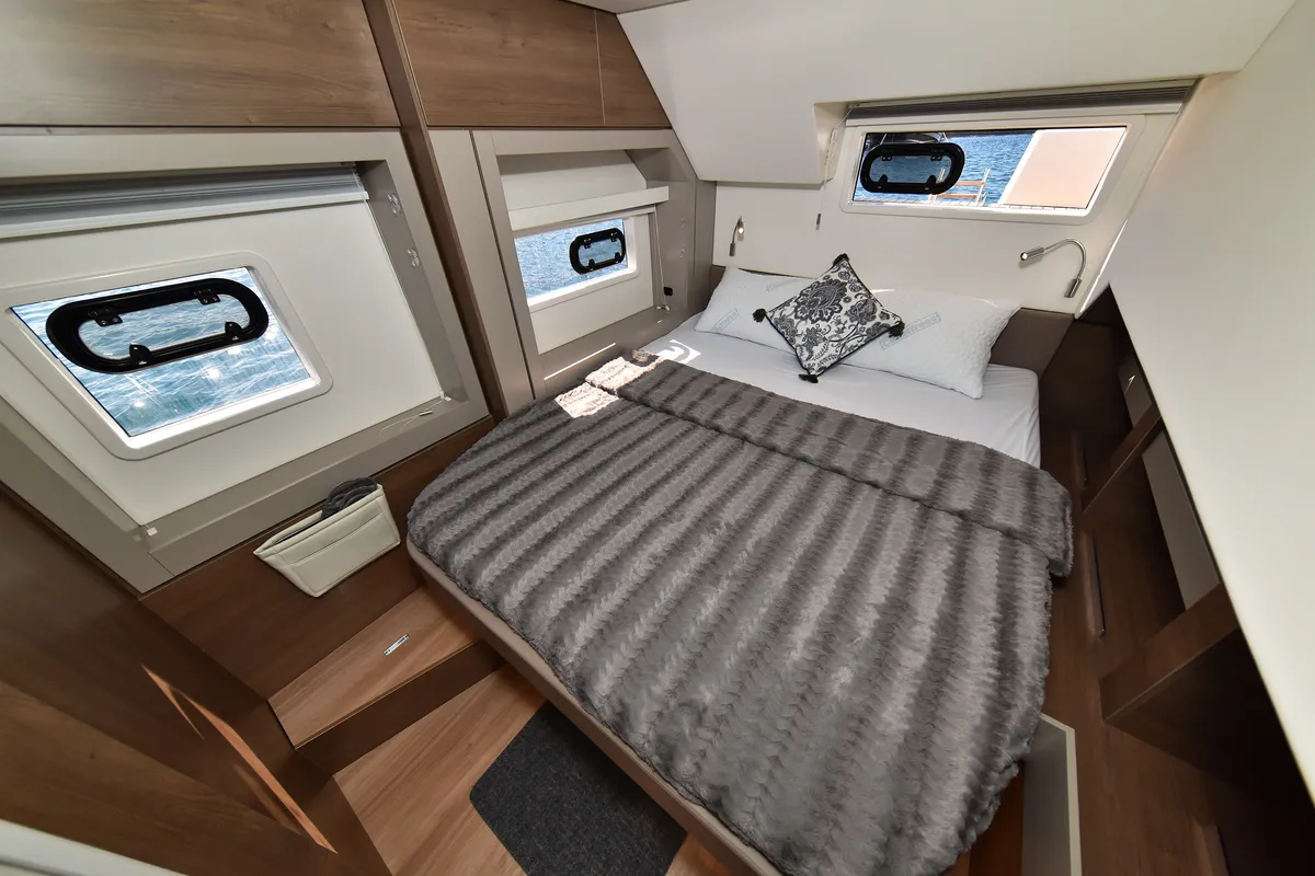 Cabin on DESTINY, a Bali 4.6 catamaran at Zadar, Croatia