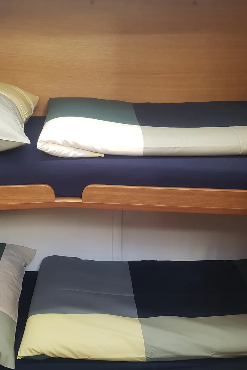 Cabin on Elan Impression 50.1, a sailboat at Pirovac, Croatia