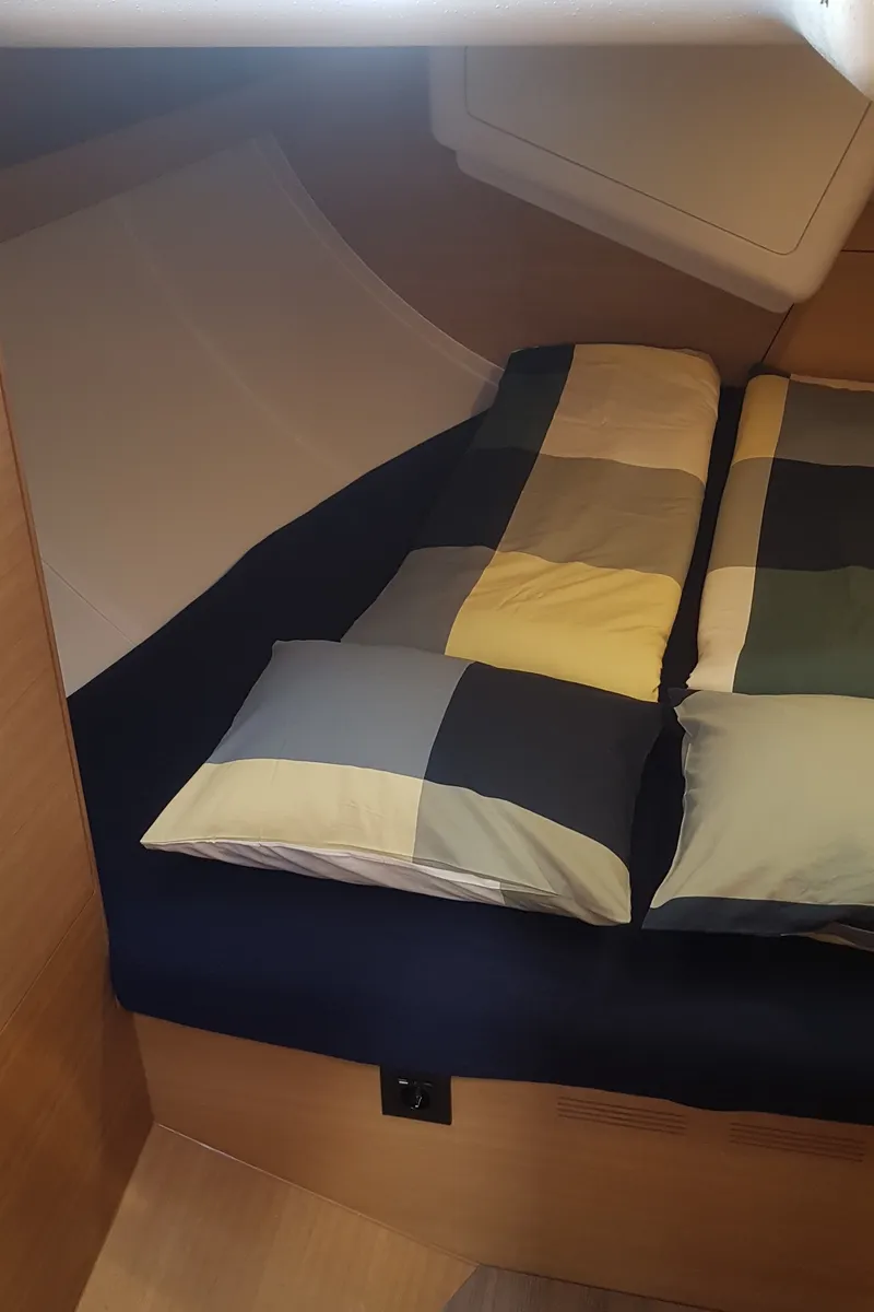 Cabin on Elan Impression 50.1, a sailboat at Pirovac, Croatia