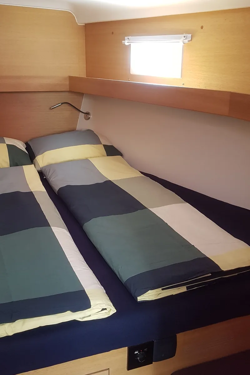 Cabin on Elan Impression 50.1, a sailboat at Pirovac, Croatia