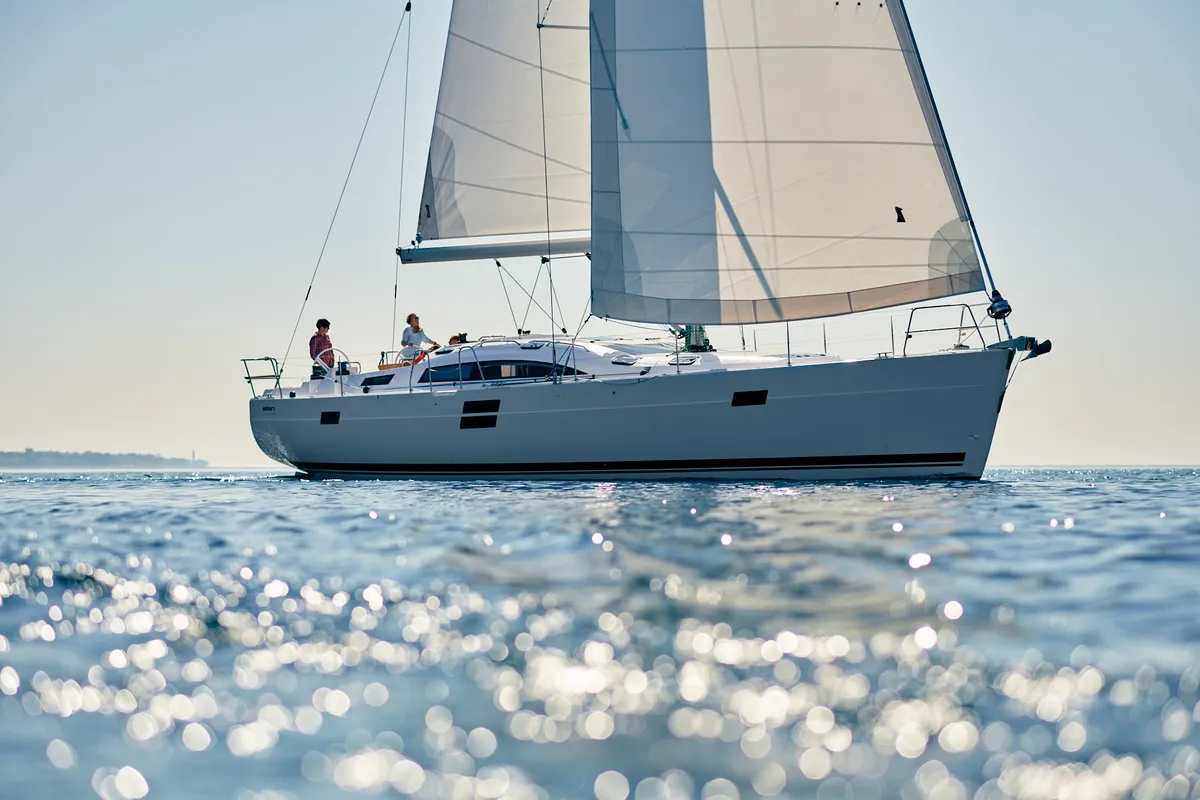 Exterior view of Elan Impression 50.1, a sailboat at Pirovac, Croatia