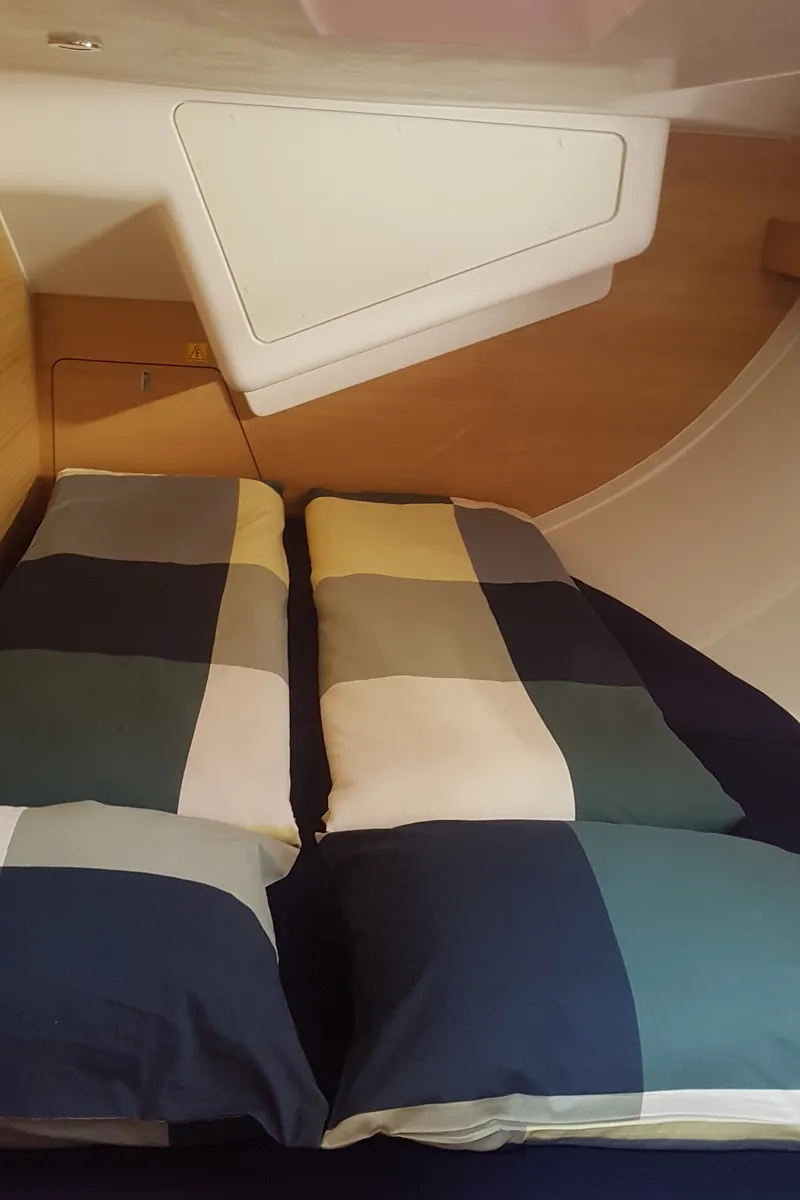Cabin on Elan Impression 50.1, a sailboat at Pirovac, Croatia