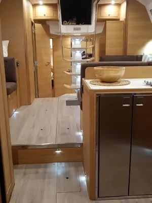 Galley of Elan Impression 50.1, a sailboat at Pirovac, Croatia