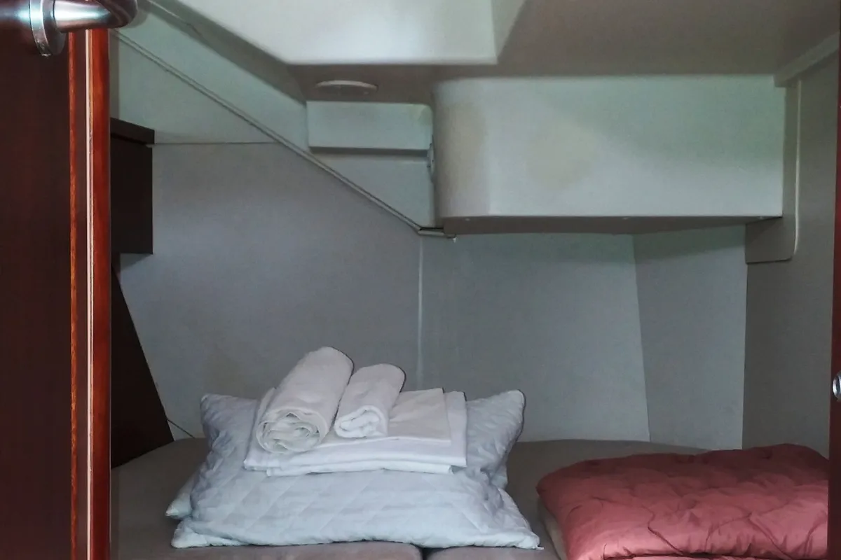 Cabin on APOLLONIS, a Hanse 540e sailboat at Salamina Municipal Unit, Greece