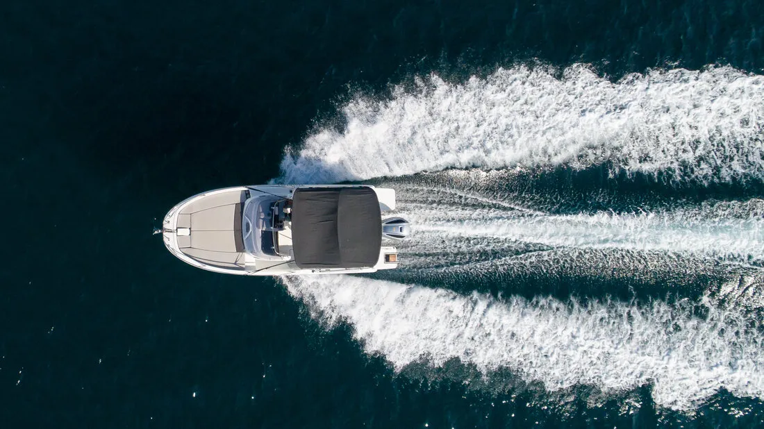 Exterior view of Cap Camarat 6.5 WA, a Jeanneau Cap Camarat 6.5 WA motorboat at Grad Pula, Croatia