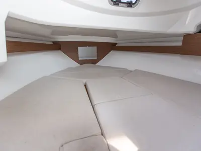 Cabin on Cap Camarat 6.5 WA, a Jeanneau Cap Camarat 6.5 WA motorboat at Grad Pula, Croatia