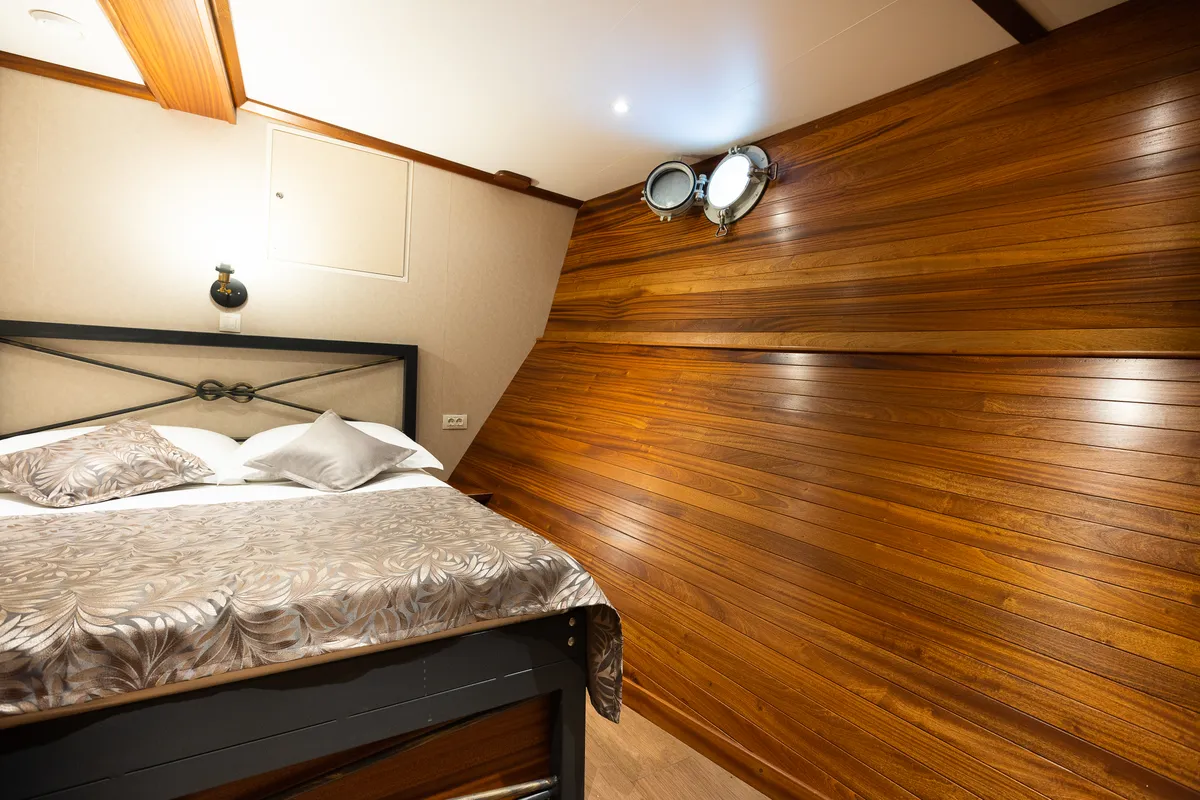 Cabin on Gallant, a Gulet motor yacht at Split, Croatia