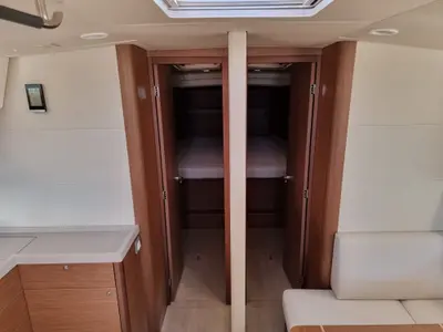Salon of Noah, a Beneteau Oceanis 46.1 sailboat at Općina Rogoznica, Croatia
