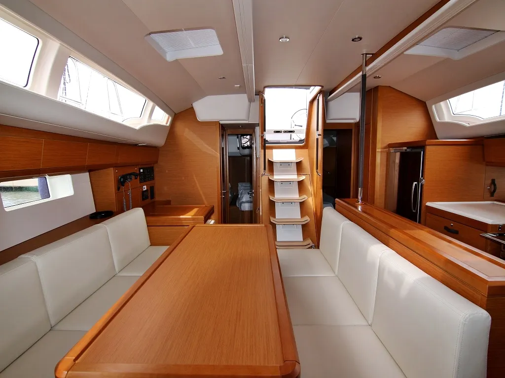 Galley of Mystic Dreams, a Jeanneau 54 sailboat at Općina Sukošan, Croatia