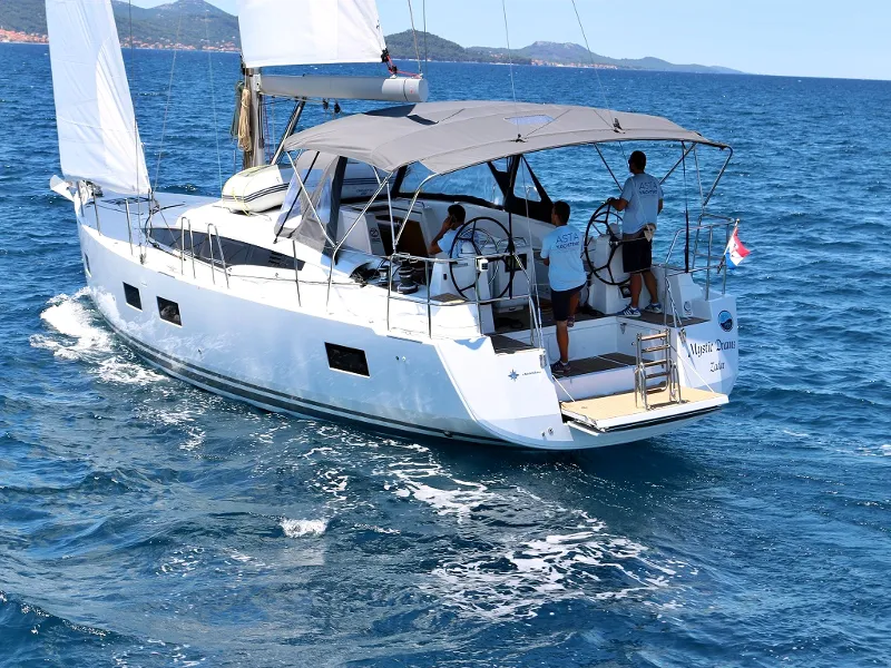 Mystic Dreams, a Jeanneau 54 sailboat at Općina Sukošan, Croatia