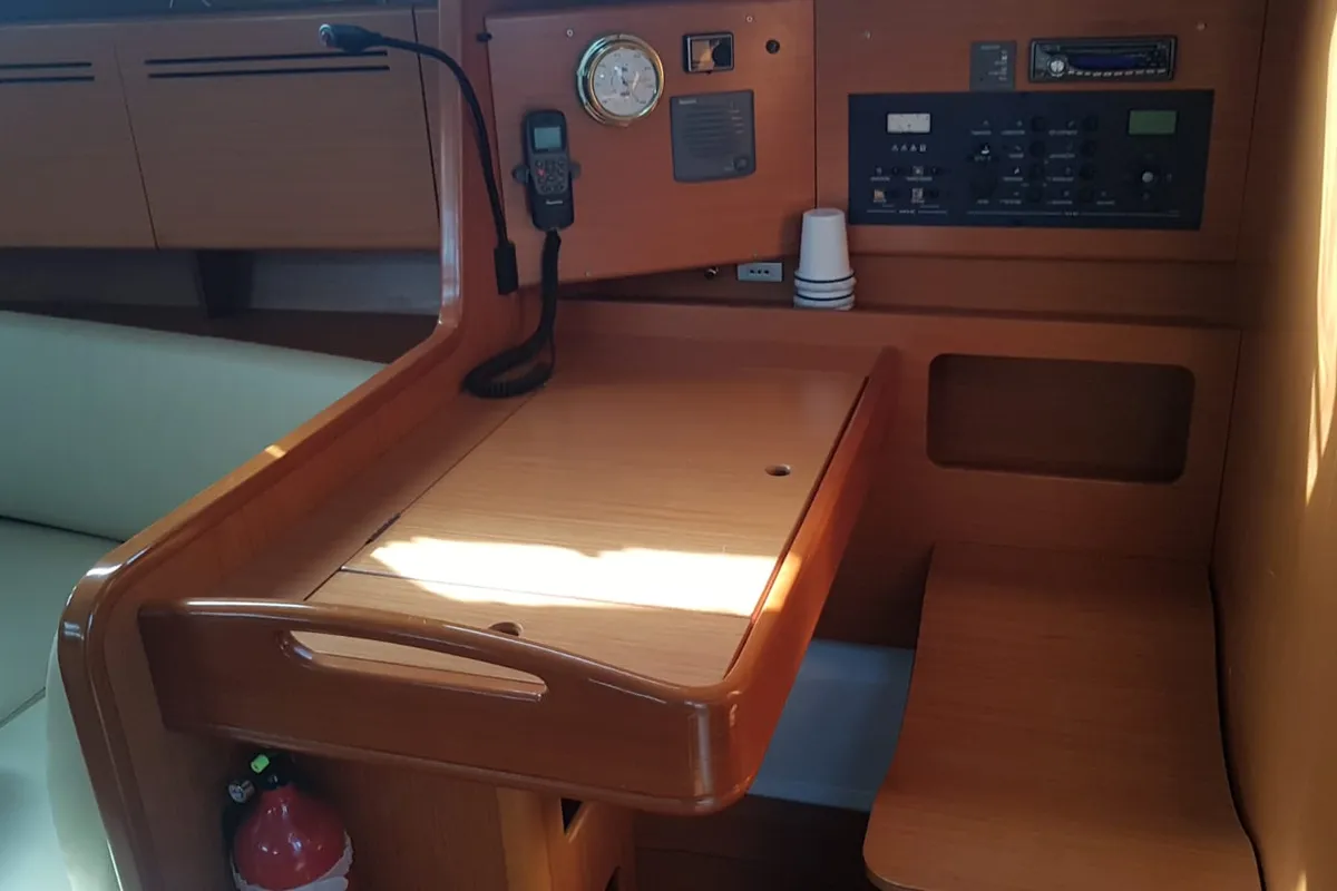 Nisyros, a Beneteau Cyclades 50.5 sailboat at Piombino, Italy