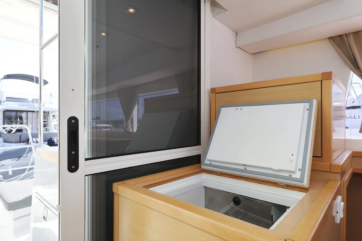 Galley of Kinga V, a Lagoon 400 S2 catamaran at Grad Vodice, Croatia