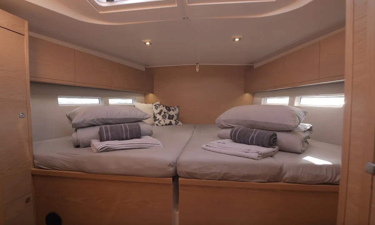 Cabin on Maria, a More 55 sailboat at Seget Donji, Croatia