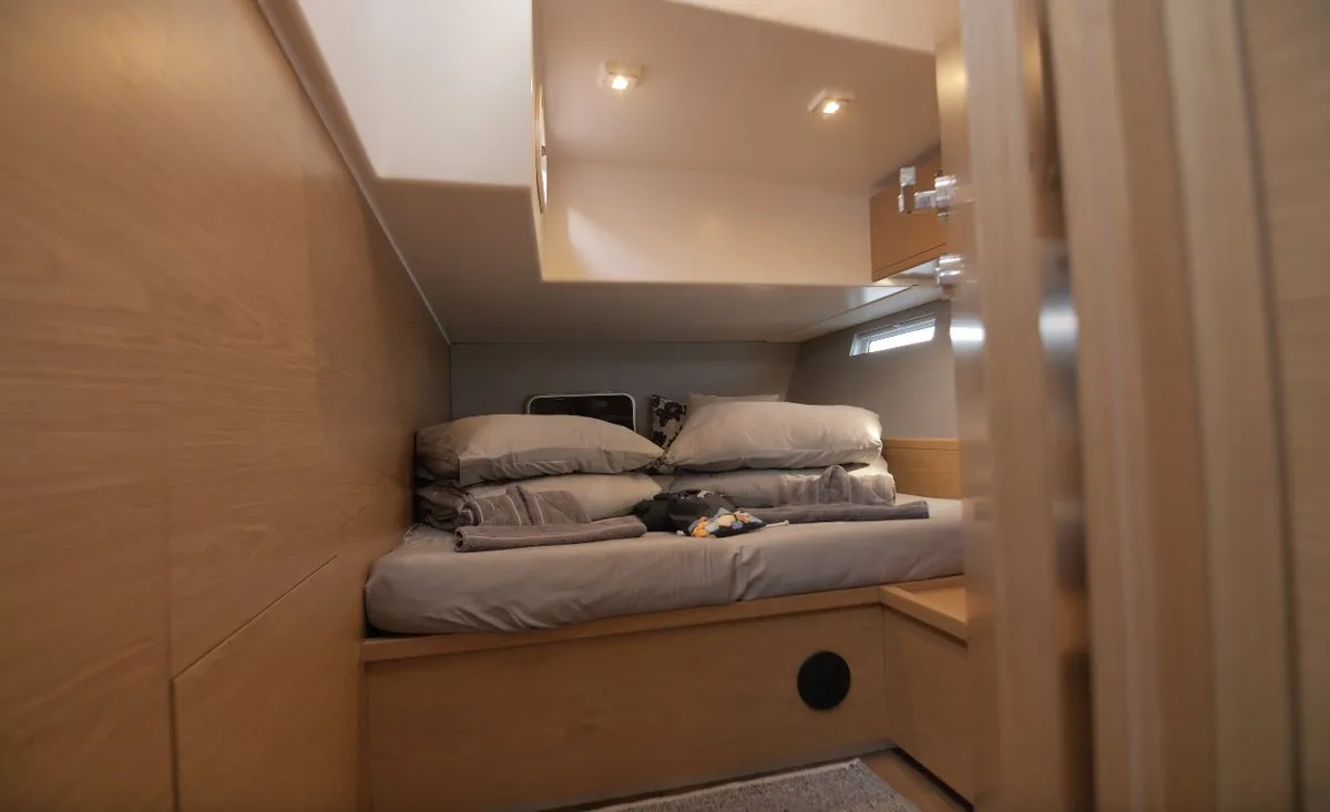 Cabin on Maria, a More 55 sailboat at Seget Donji, Croatia