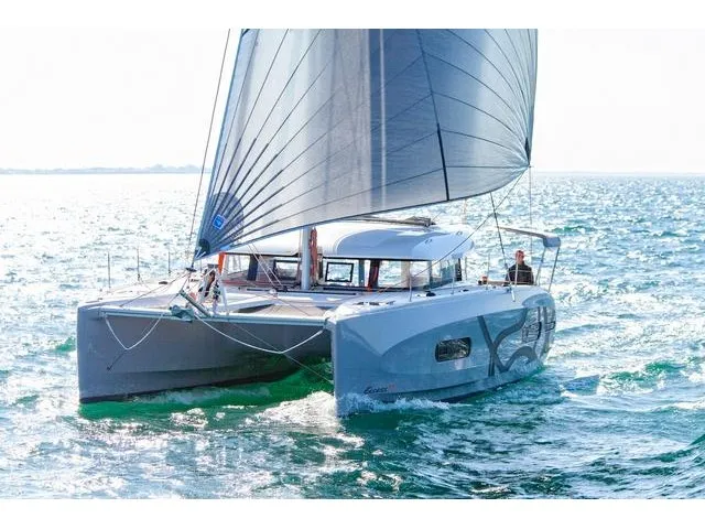 Exterior view of Albatross, a Excess 11 catamaran at Papeete, France