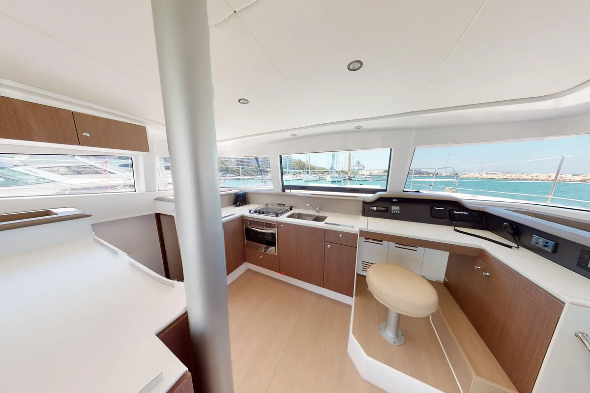 Efi, a Bali 4.1 catamaran at Municipal Unit of Lefkada, Greece