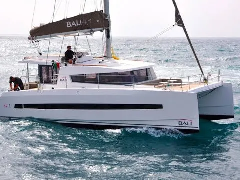 Efi, a Bali 4.1 catamaran at Municipal Unit of Lefkada, Greece