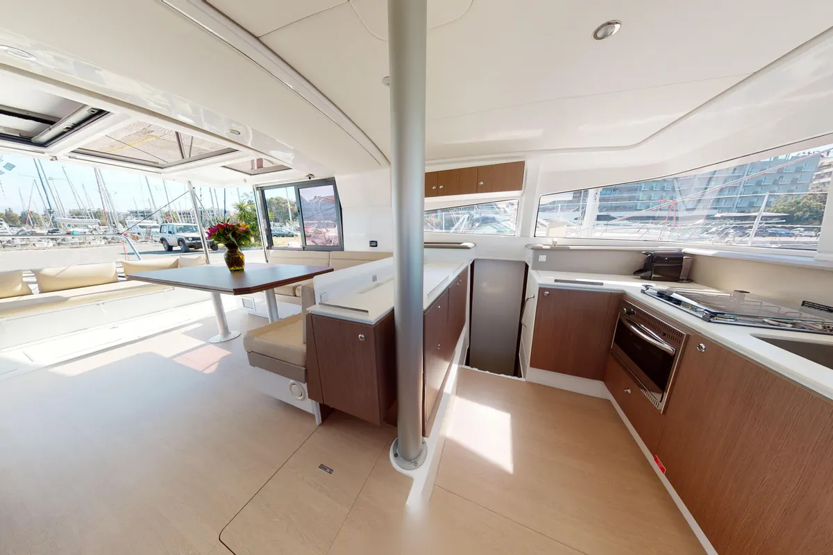 Efi, a Bali 4.1 catamaran at Municipal Unit of Lefkada, Greece