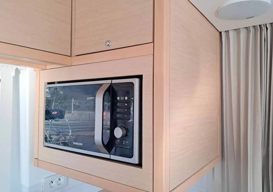 Galley of Oryx, a Lagoon 450 S catamaran at Kontokali, Greece