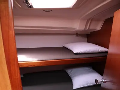 Cabin on Fantasea, a Beneteau Oceanis 43 sailboat at Athens, Greece