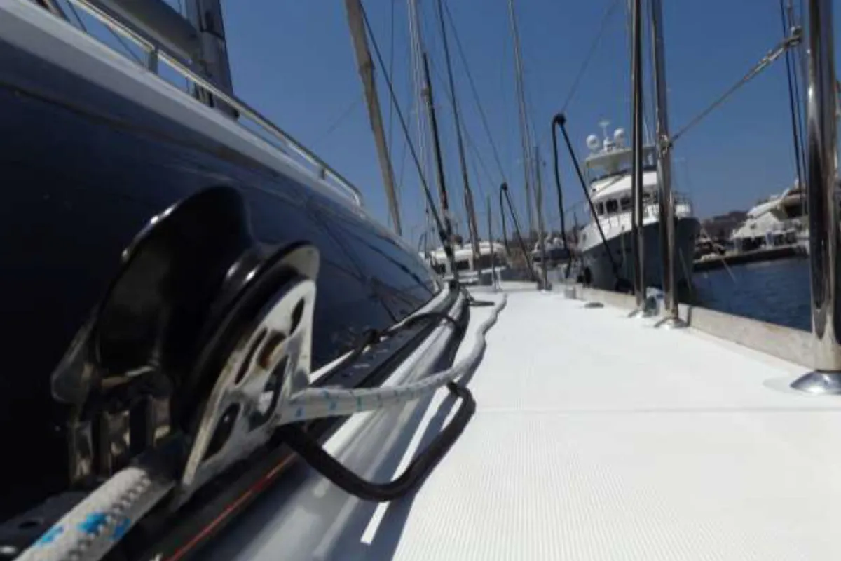 BIG FELLA THANKS, a Jeanneau 53 sailboat at Kalkara, Malta