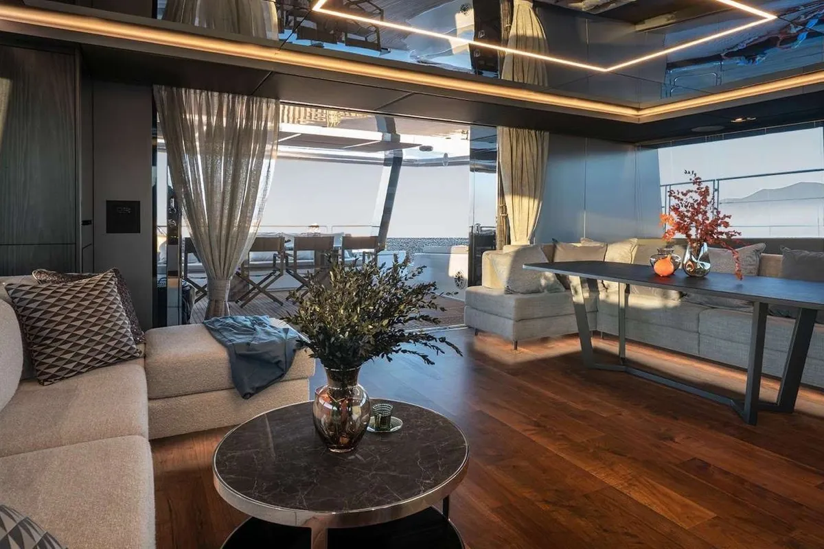 Alteya, a Sunreef 70 Power catamaran at Athens, Greece