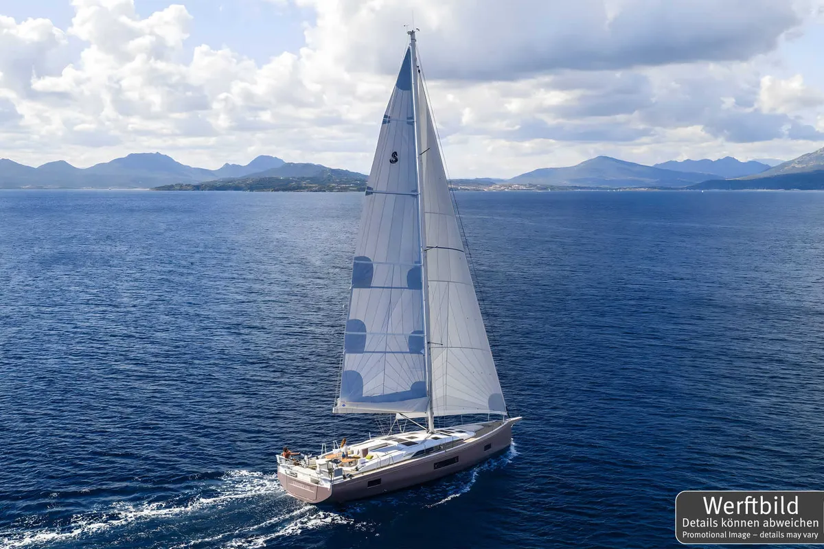 Orange, a Beneteau Oceanis 52 sailboat at Grad Biograd na Moru, Croatia